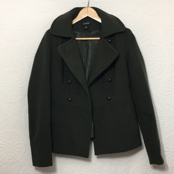 A. Byer Green Polyester Button Jacket *NWOT* - Picture 2 of 8
